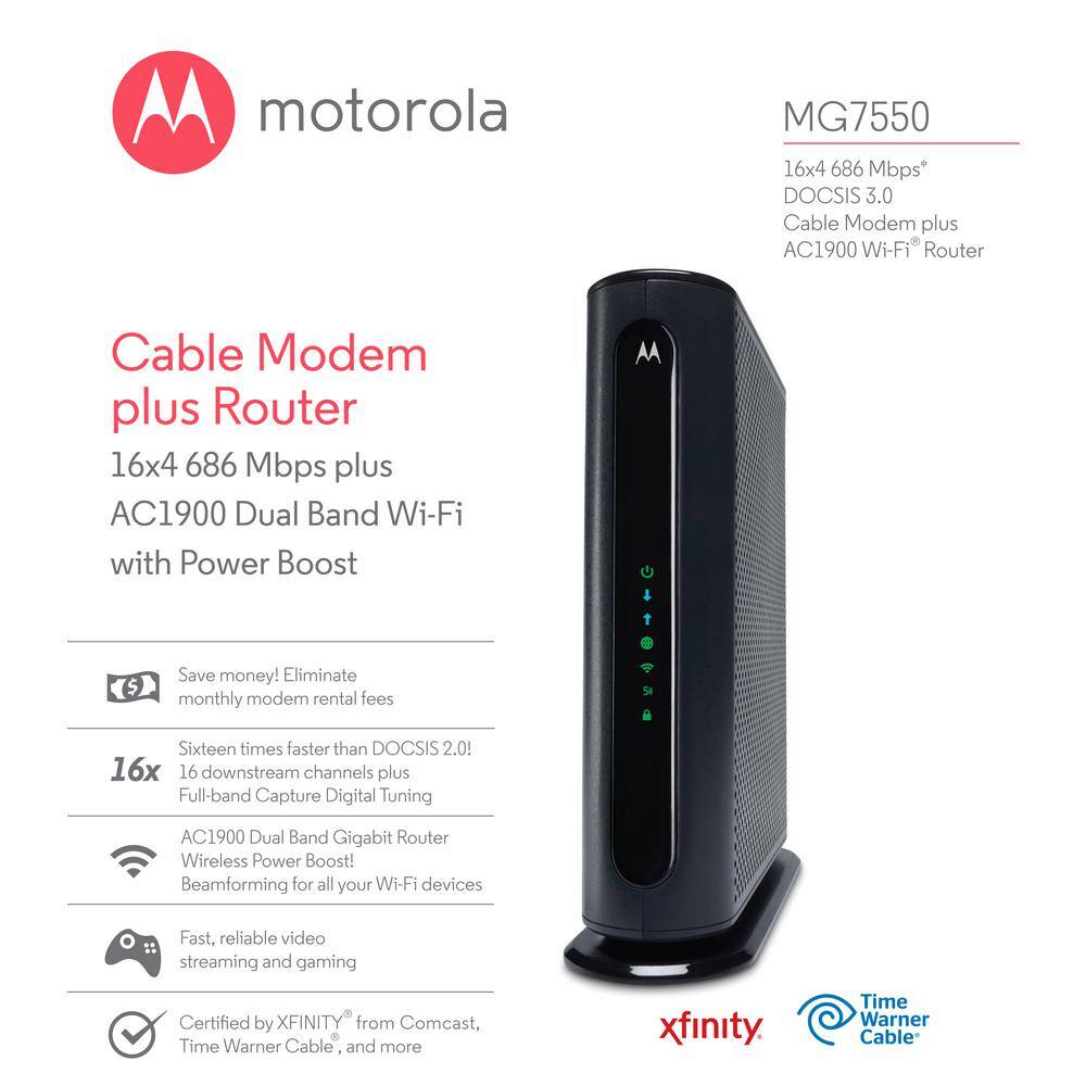 16 pulg. X 4 pulg. Cable Modem Plus AC1900 WiFi de Ubuy Chile