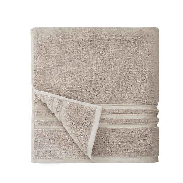 Home Decorators Collection Turkish Cotton Ultra Soft Riverbed Taupe Bath Towel