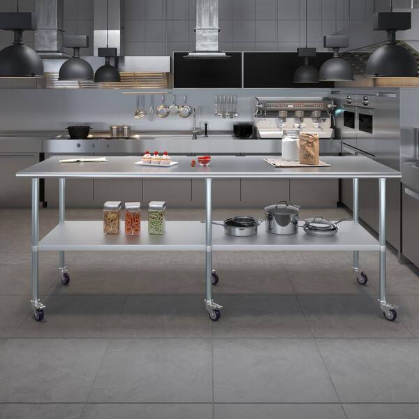 Amgood stainless steel work table discount