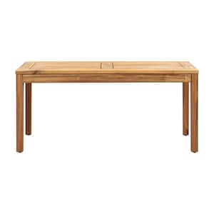 Kingsmen Rectangular Wood Outdoor Coffee Table