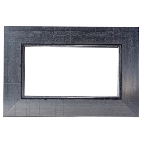 MirrorChic Drexel Graphite 30 in. x 42 in. DIY Mirror Frame Kit Mirror Not Included