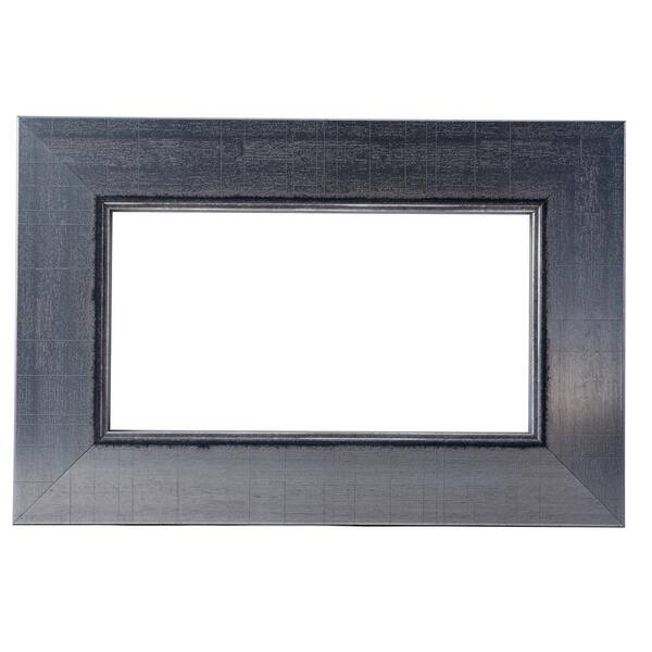 MirrorChic Drexel Graphite 36 in. x 42 in. DIY Mirror Frame Kit Mirror Not Included