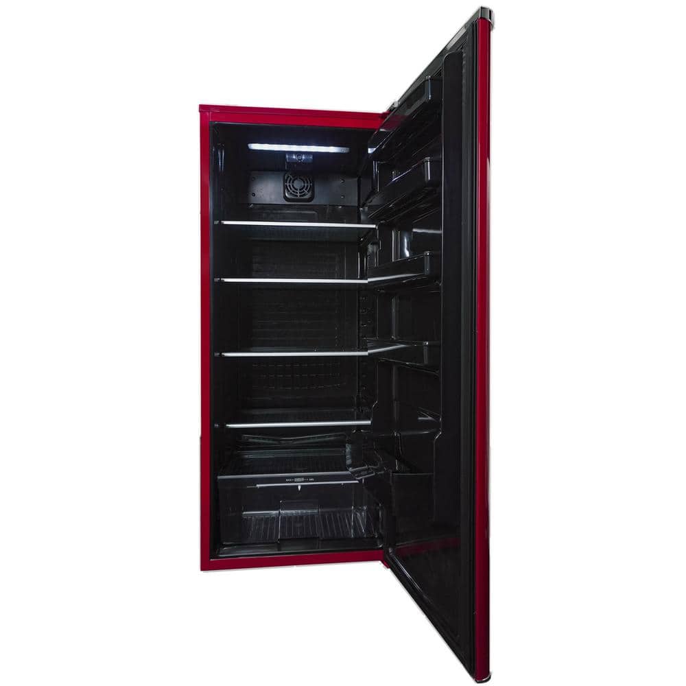 Scarlett Metallic Red Energy Star Retro Refrigerator
