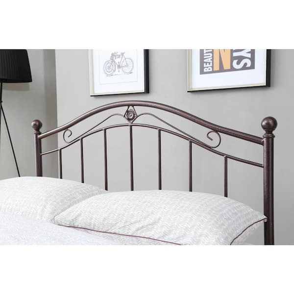 Metal Panel Bed With Headboard, Value City Furniture Metal Headboards
