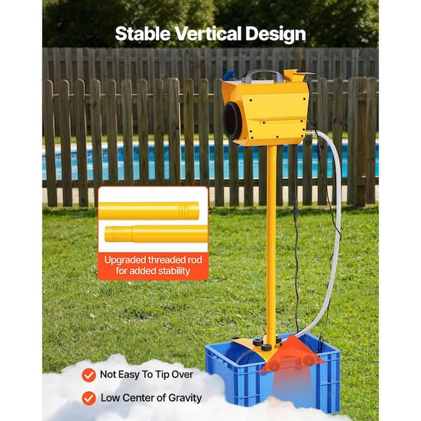 SKYSHALO Foam Machine with Adjustable Angle, Bubble Maker with 21