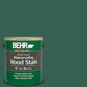 1 gal. #M430-7 Green Agate Solid Color Waterproofing Exterior Wood Stain