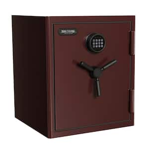 Platinum 3.32 cu. ft. Fire and Waterproof Home and Office Safe, Black Cherry