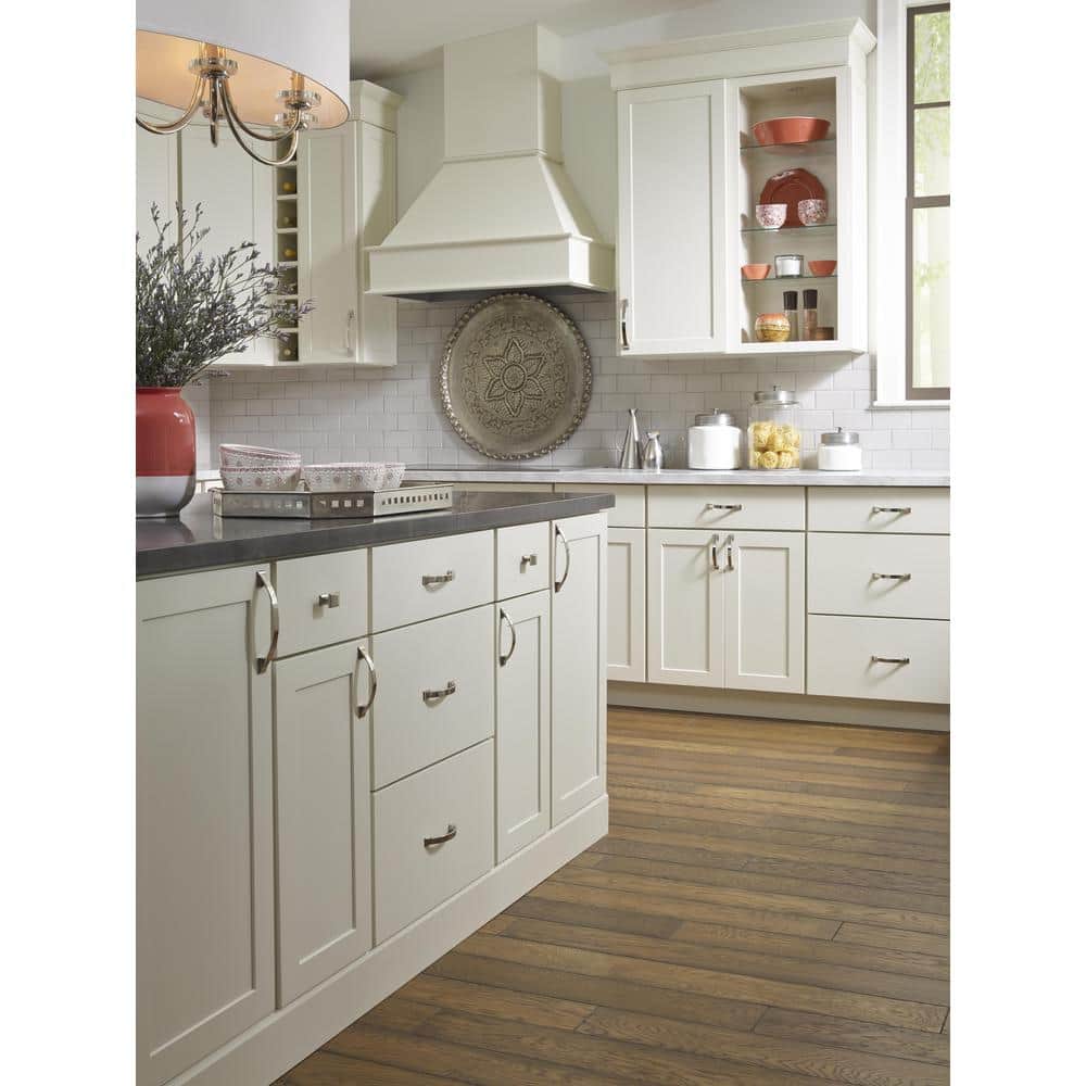 Polished Nickel 3-3/4 inch Cabinet Pull with Mounting Hardware