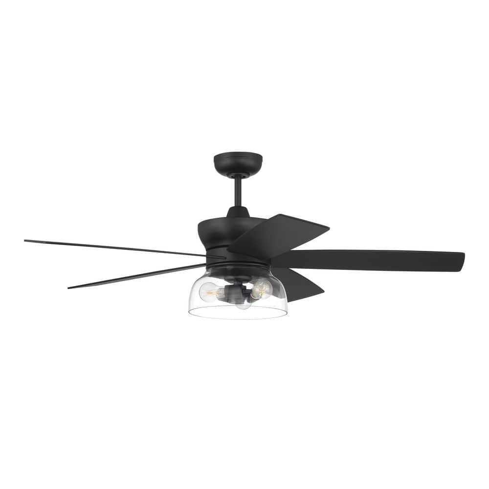 52 in. Flat Black Finish, Flat Black/Greywood Blades Angled Mount Standard Ceiling Fan LED Light Bulb Included w/ Remote price history on PriceWatchPro