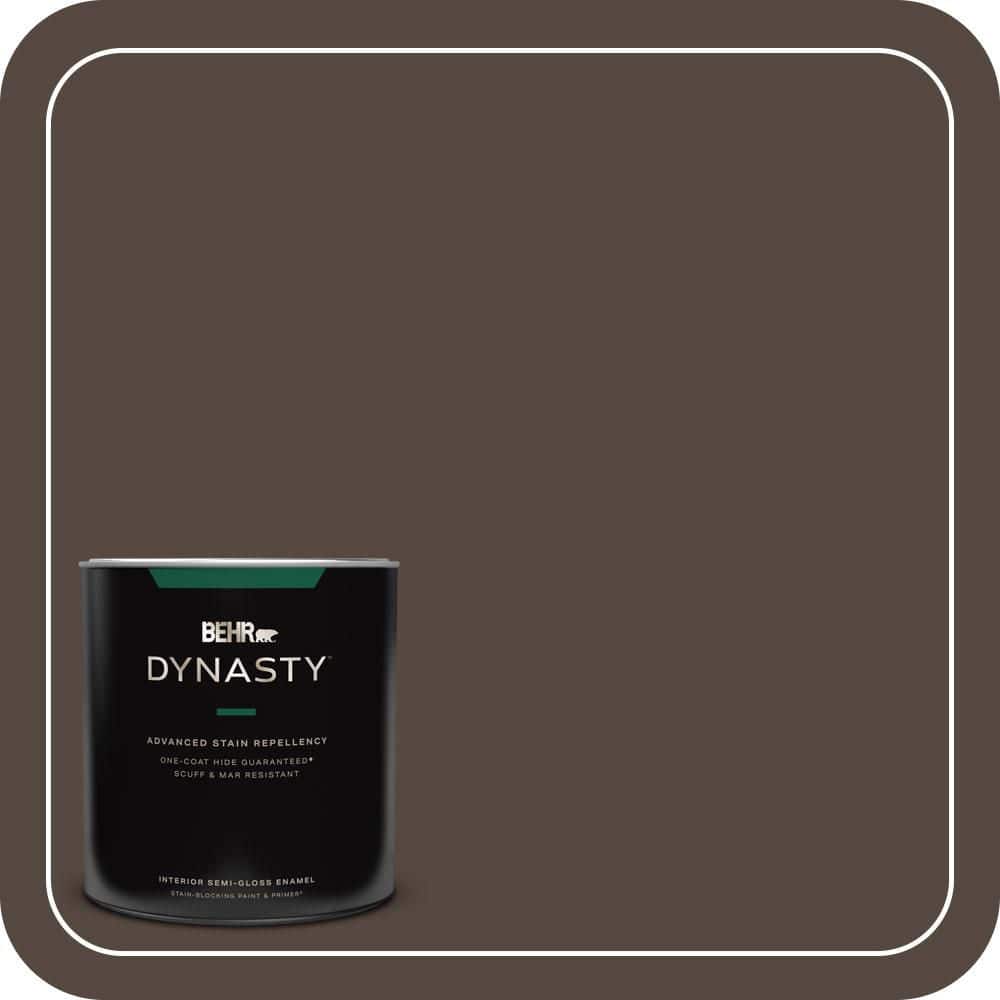 1 qt. #N210-7 Havana Coffee Semi-Gloss Enamel Interior Stain-Blocking Paint and Primer price history on PriceWatchPro