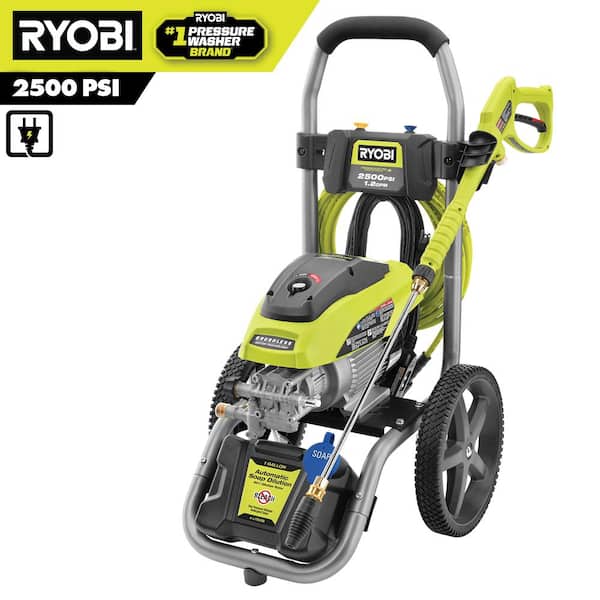 RYOBI 2500 PSI 1.2 GPM High Performance Cold Water Electric Pressure Washer