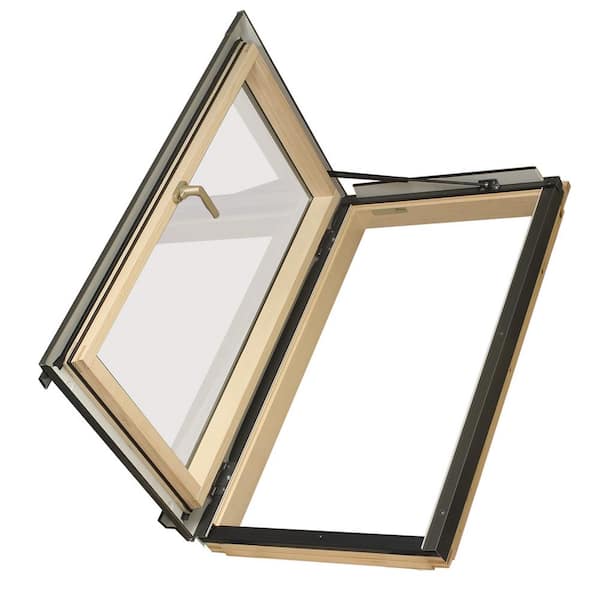 Fakro Egress Window 22-1/2 in. x 37-1/2 in. Venting Roof Access Skylight with Tempered Glass, LowE