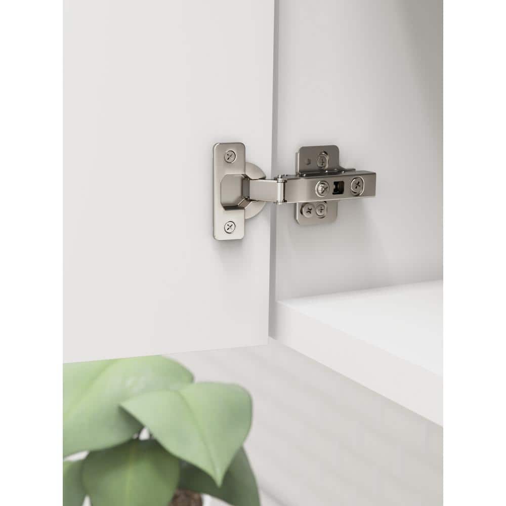 Nickel Full Overlay Soft Close Euro Concealed Cabinet Hinge