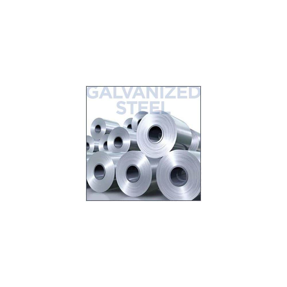 Sage Green 6 ft x 4 ft Galvanized Steel Tool Shed