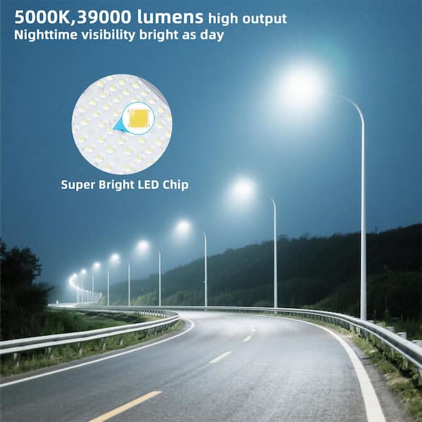 WYZM 1500-Watt Equivalent Integrated LED Bronze 300W Led Shoebox