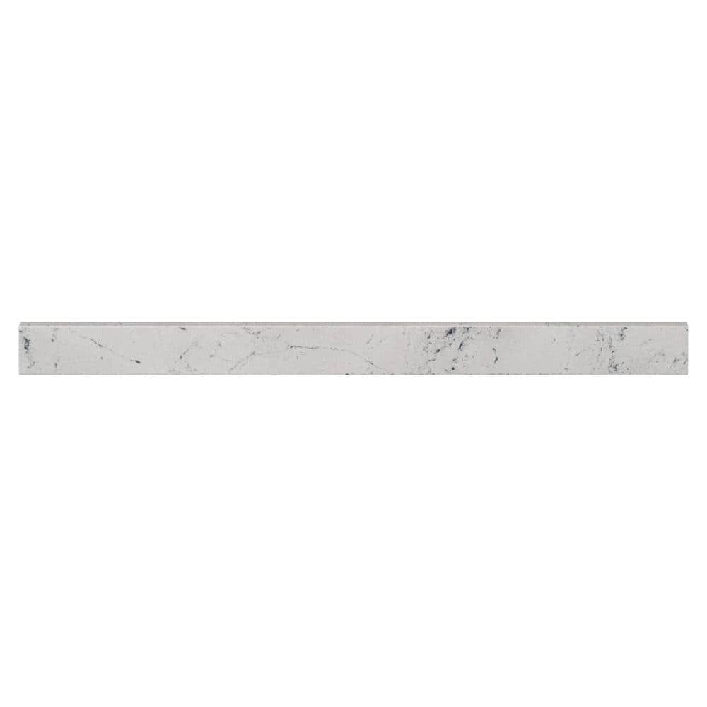 55 in. Cultured Marble Backsplash in Icy Stone price history on PriceWatchPro