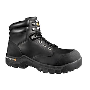 Carhartt Men's Rugged Flex 6'' Work Boots - Composite Toe - Brown Size 12(M)  CMF6366-12M - The Home Depot