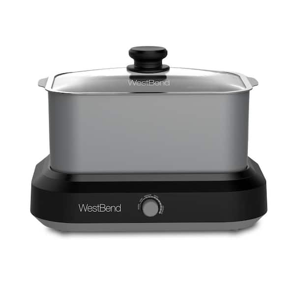 Brentwood 8 Quart Stainless Steel Slow Cooker - Office Depot