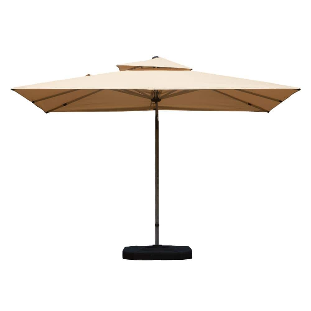9'x11' Rectangle Cantilever Umbrella Center Pole Beige, Base Not Included price history on PriceWatchPro