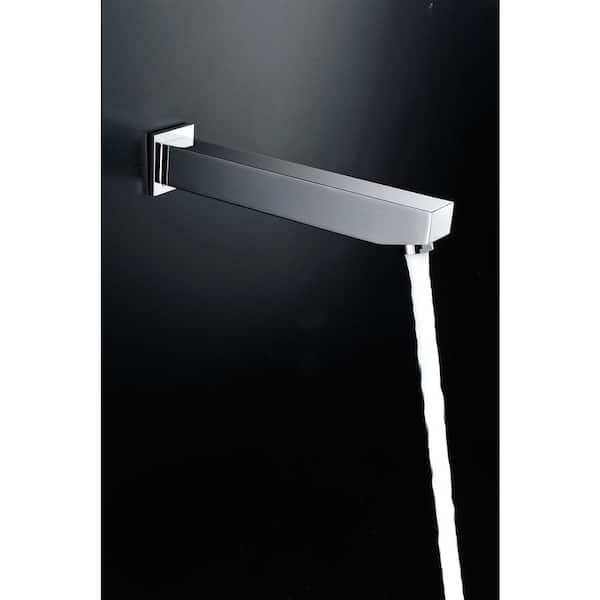 Byne 1-Handle 1-Spray Tub and Shower Faucet with Sprayer Wand in Polished Chrome (Valve Included)