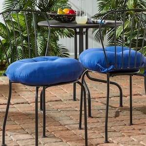 Solid Marine 18 in. Round Outdoor Seat Cushion (2-Pack)