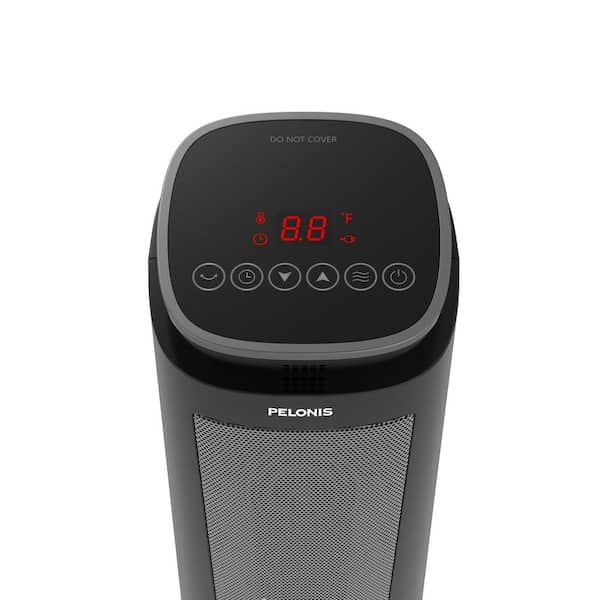 Pelonis 1500-Watt 23 in. Digital Tower Indoor Ceramic Heater Quiet ...