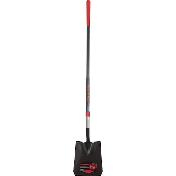 48.75 in. Fiberglass Handle Square Point Shovel