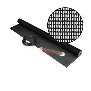 36 in. x 84 in. Black Pet Screen Kit with Spline and Roller