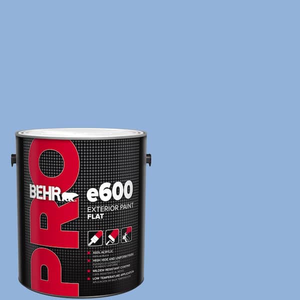 BEHR PRO 1 gal. #580B-5 Cornflower Blue Flat Exterior Paint