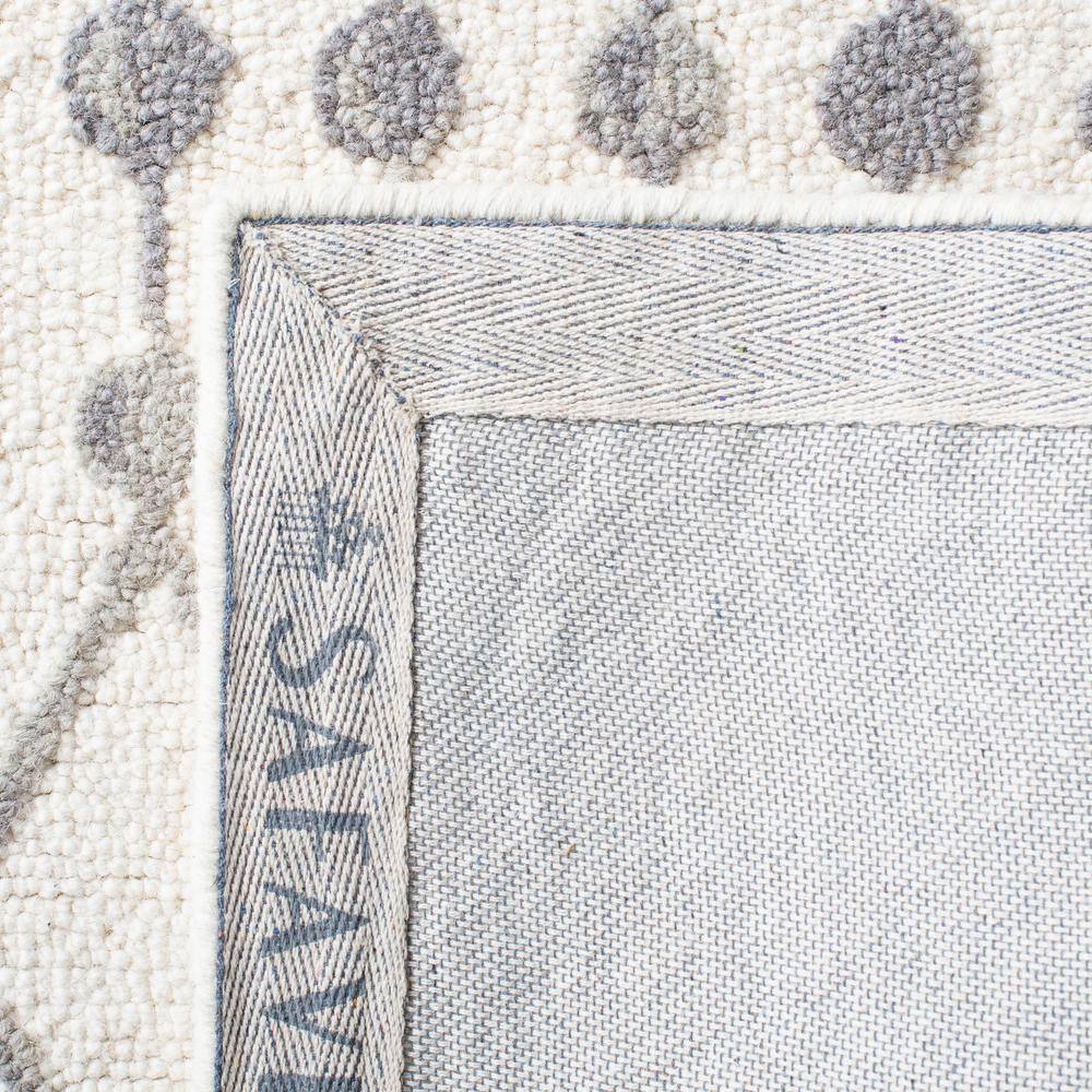 Gray Wool Handmade Tufted Rectangular 4' x 6' Rug