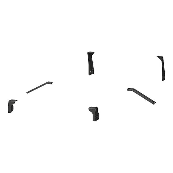 3-Inch Round Black Stainless Steel Nerf Bars, No-Drill, Select Chevrolet Silverado, GMC Sierra 1500