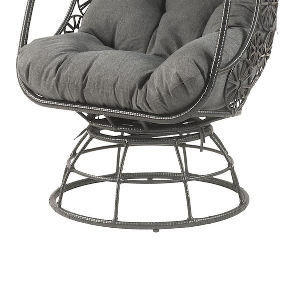 Acme Furniture Hiker Gray Removable Cushions Wicker Outdoor Lounge