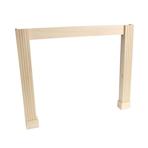 Builders Choice Traditional 63.5 in. x 50 in. Paint Grade Leg and Skirt Kit