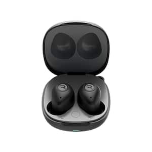 The Fitness Onyx Black True Wireless Bluetooth Earbuds & In-Ear with Microphone and Charging Case