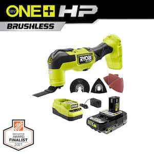 ONE+ HP 18V Brushless Cordless Multi-Tool Kit with 2.0 Ah HIGH PERFORMANCE Battery and Charger