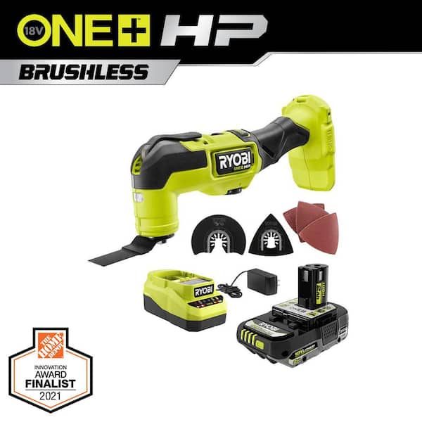 RYOBI ONE+ 18V Cordless Multi-Tool Kit with 2.0 Ah Battery and Charger  PCL430K1 - The Home Depot