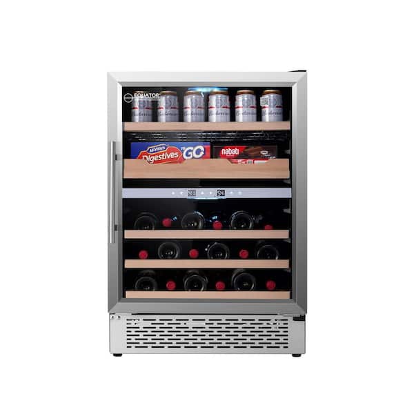 Equator 23.42 in. 43-Bottle Wine and 45-Can Beverage Cooler
