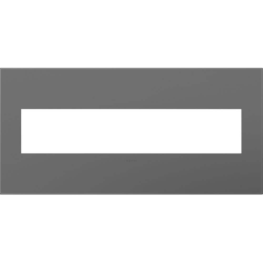adorne 5 Gang Decorator/Rocker Wall Plate with Microban, Magnesium (1-Pack) price history on PriceWatchPro