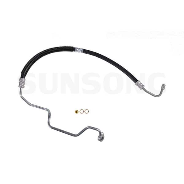 Sunsong Power Steering Pressure Line Hose Assembly - To Gear