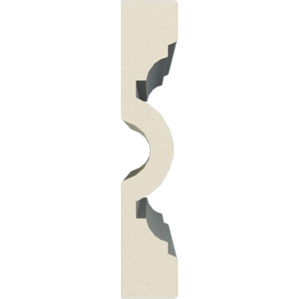 Primed White Polyurethane Decorative Chair Rail Moulding