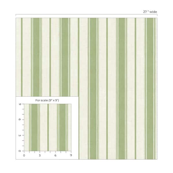 Baseball Stripe Fabric, Wallpaper and Home Decor