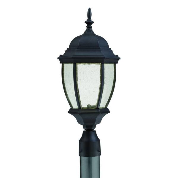Thomas Lighting Covington Outdoor Black LED Post Lantern-DISCONTINUED