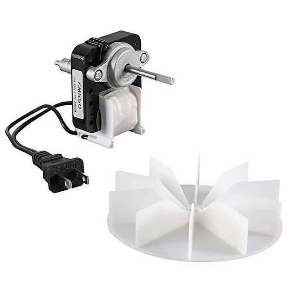 0.29 Amp Universal Bathroom Exhaust Fan Motor Kit 50CFM 120V Replacement for Vent Fans CCW CW Rotation