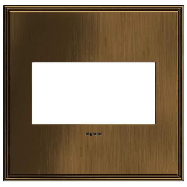 Legrand adorne 2 Gang Decorator/Rocker Wall Plate, Coffee (1-Pack)