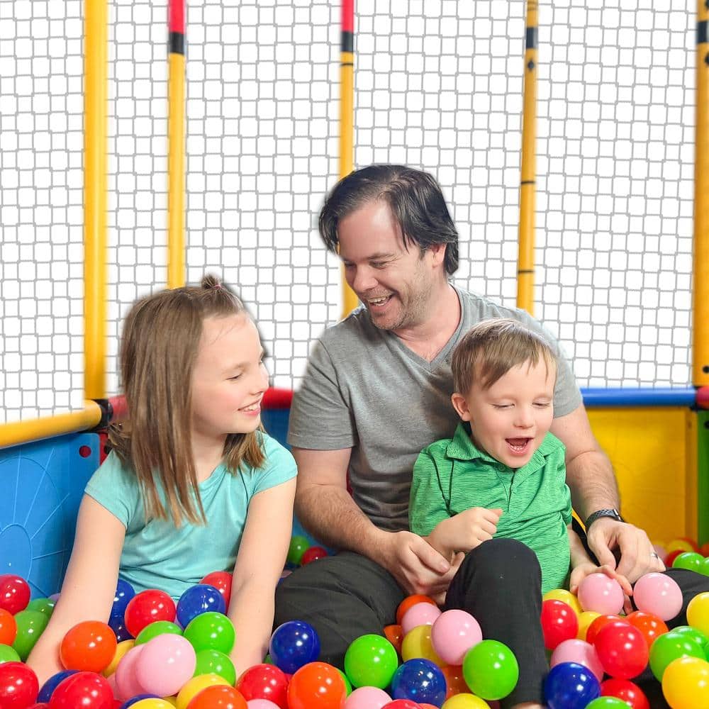 Colorful Plastic Buildable Ball Pit Play Set with Net