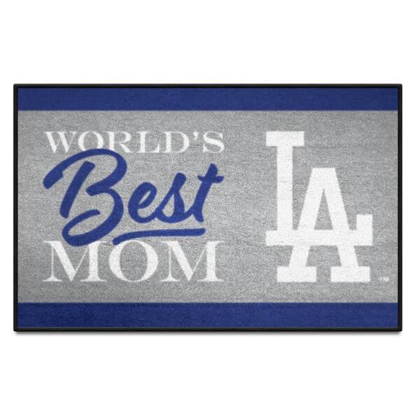 Officially Licensed MLB Los Angeles Dodgers Uniform Mat 19 x 30