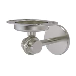 Satellite Orbit Two Collection Tumbler and Toothbrush Holder with Twisted Accents in Satin Nickel