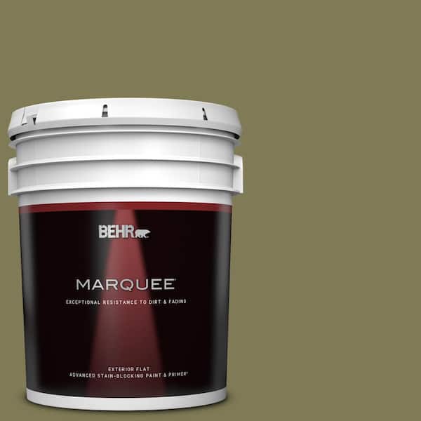 BEHR MARQUEE 5 gal. Home Decorators Collection #HDC-AC-17 Meadowland Flat Exterior Paint & Primer
