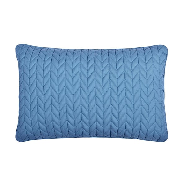 Unbranded Cabo Polyester Quilted Boudoir Decorative Throw Pillow 12 x 20 in.