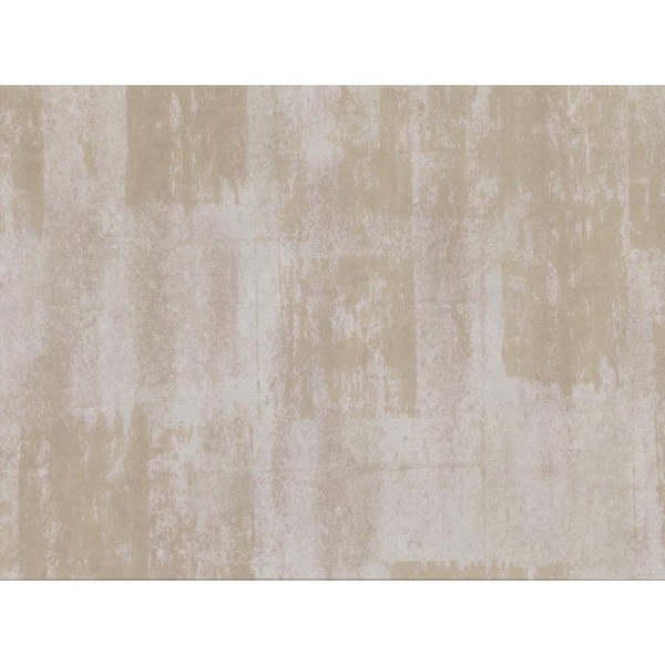 Brewster Pollit Champagne Distressed Texture Paper Strippable Wallpaper (Covers 75.6 sq. ft.)